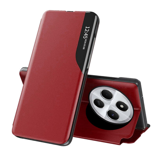 Fodral för Xiaomi Poco C75 / Redmi 14C, Techsuit, eFold, Röd