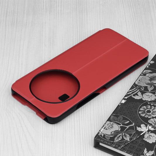 Fodral för Xiaomi Poco C75 / Redmi 14C, Techsuit, eFold, Röd