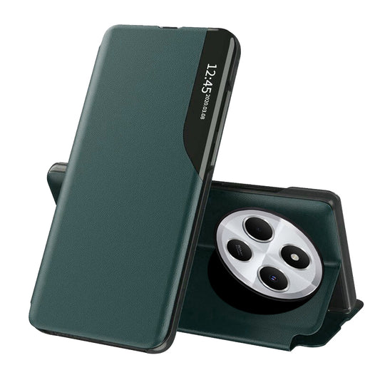 Fodral för Xiaomi Poco C75 / Redmi 14C, Techsuit, eFold, Grön