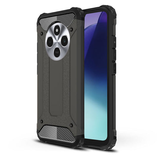 Fodral för Xiaomi Poco C75 / Redmi 14C, Techsuit, Hybrid Armor, Svart
