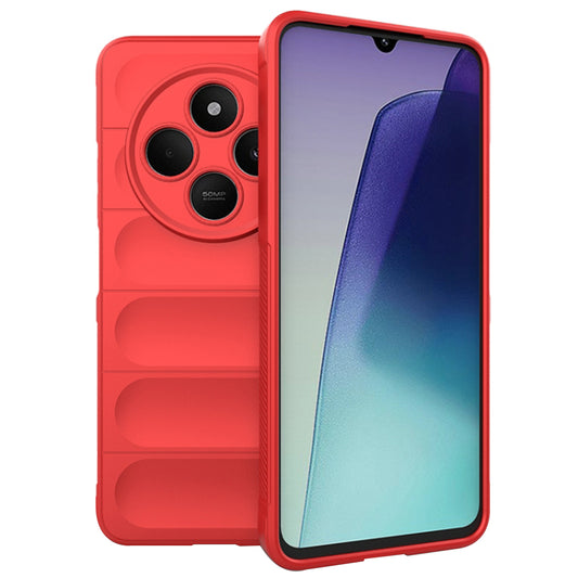 Fodral för Xiaomi Poco C75 / Redmi 14C, Techsuit, Magic Shield, Röd