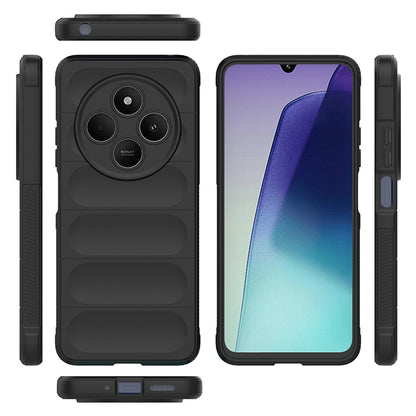 Fodral för Xiaomi Poco C75 / Redmi 14C, Techsuit, Magic Shield, Röd