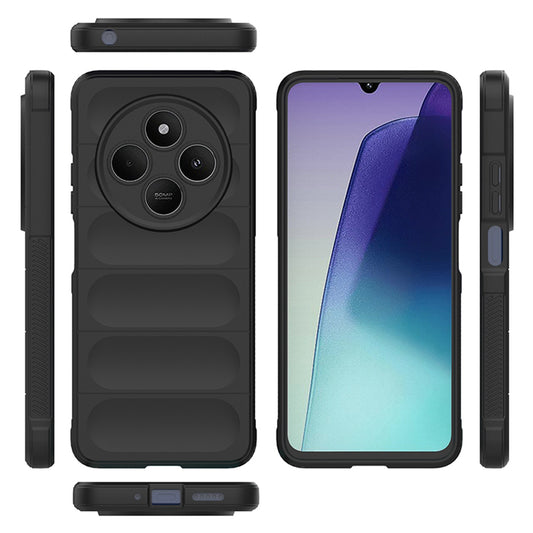 Fodral för Xiaomi Poco C75 / Redmi 14C, Techsuit, Magic Shield, Röd