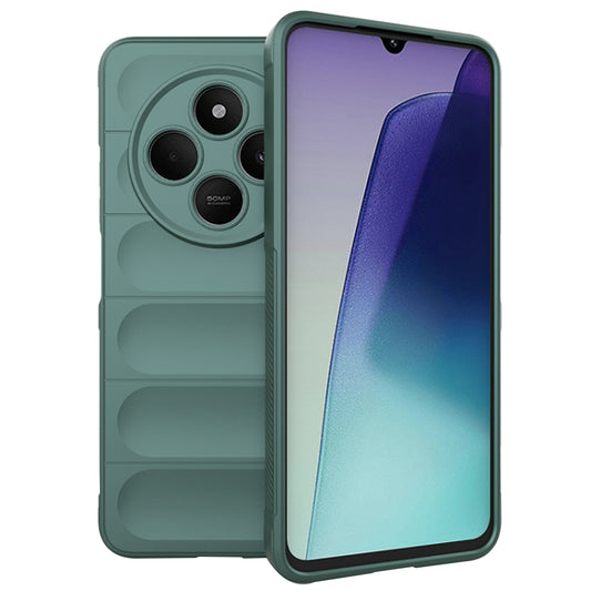 Fodral för Xiaomi Poco C75 / Redmi 14C, Techsuit, Magic Shield, Grön