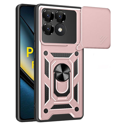 Fodral för Xiaomi Poco F6 Pro, Techsuit, CamShield, Rosa