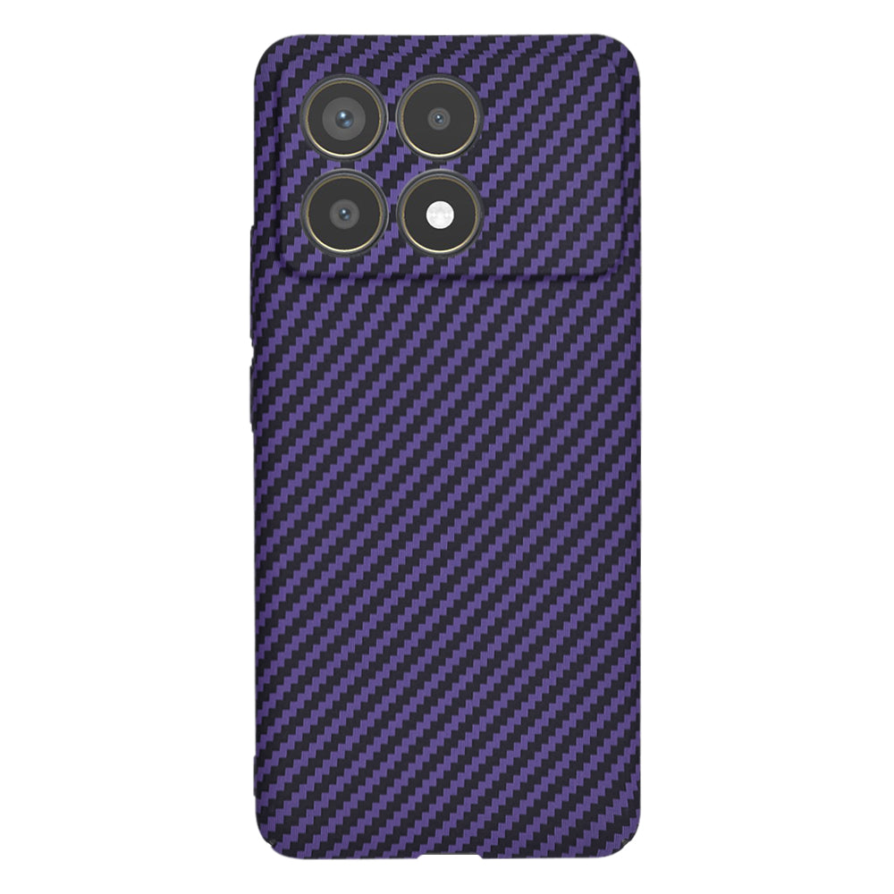 Fodral för Xiaomi Poco F6 Pro, Techsuit, Carbonite FiberShell, Lila