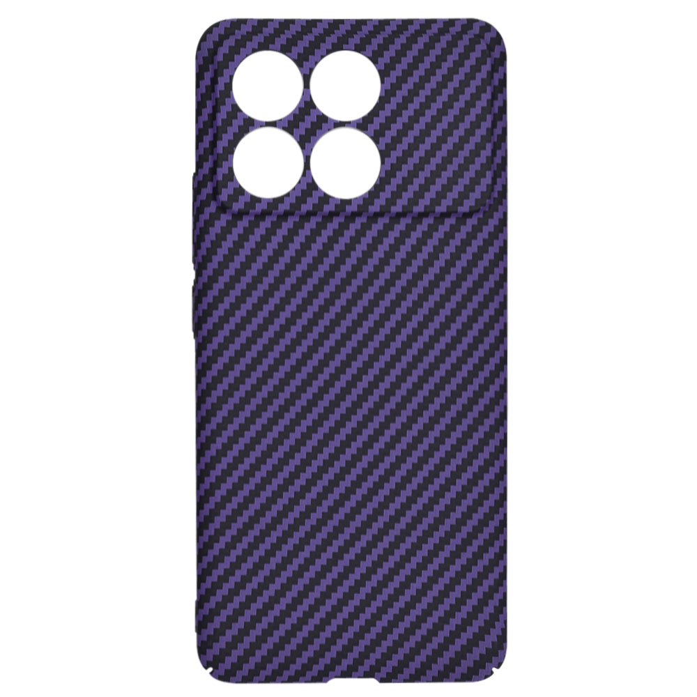 Fodral för Xiaomi Poco F6 Pro, Techsuit, Carbonite FiberShell, Lila