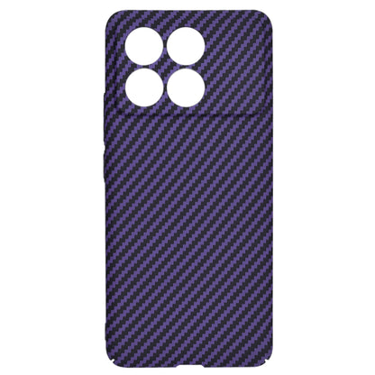 Fodral för Xiaomi Poco F6 Pro, Techsuit, Carbonite FiberShell, Lila