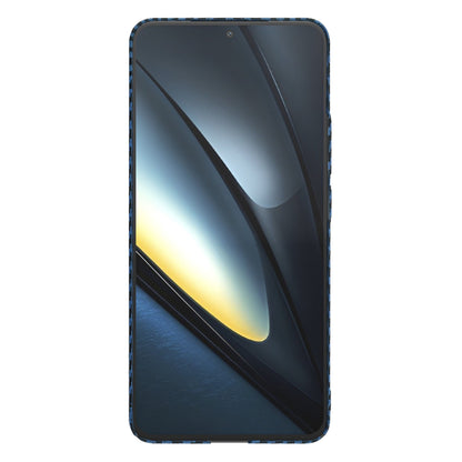 Fodral för Xiaomi Poco F6 Pro, Techsuit, Carbonite FiberShell, Turkos