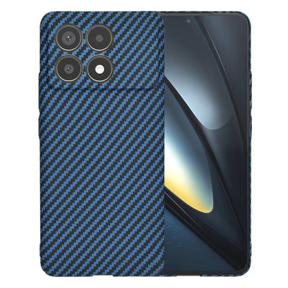 Fodral för Xiaomi Poco F6 Pro, Techsuit, Carbonite FiberShell, Turkos