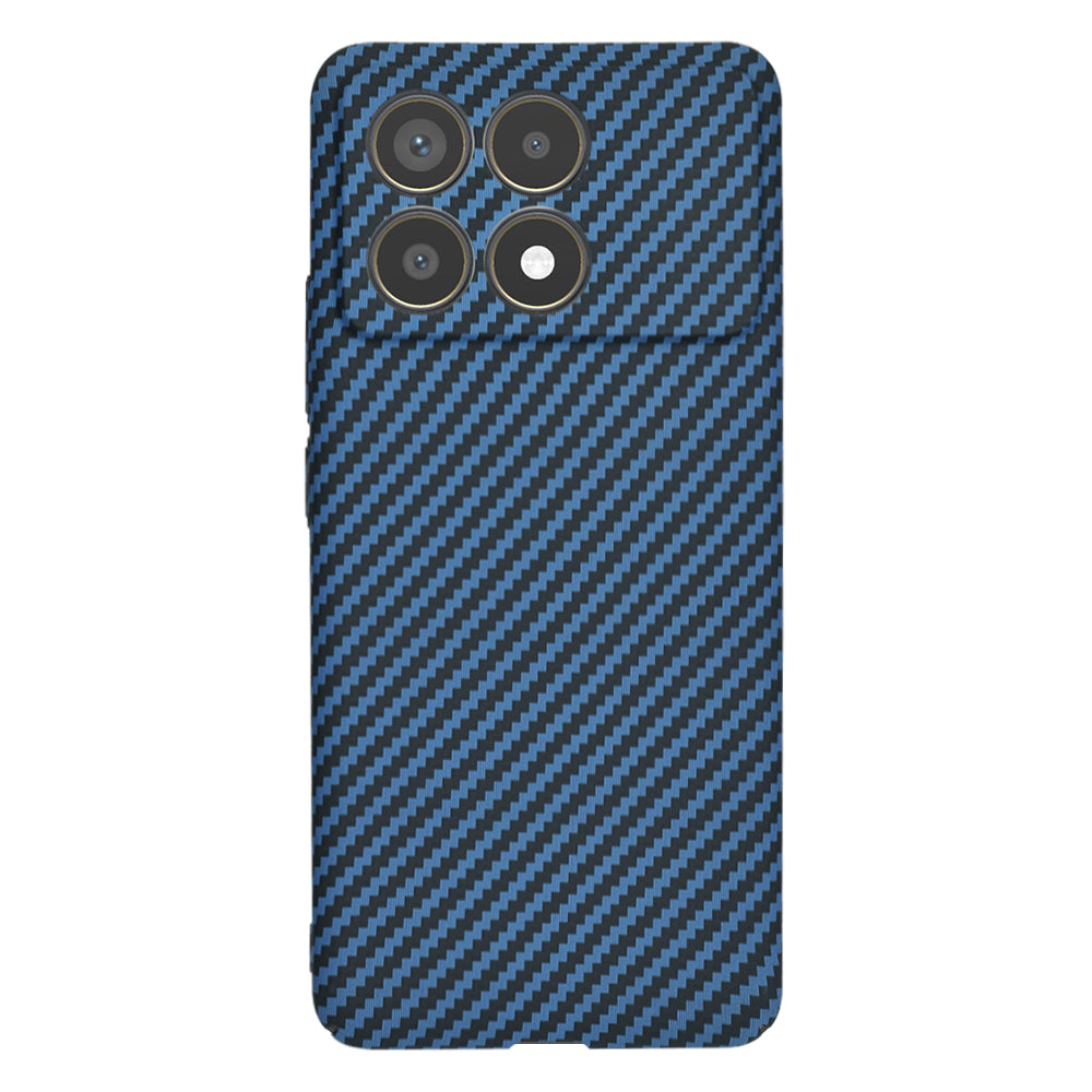 Fodral för Xiaomi Poco F6 Pro, Techsuit, Carbonite FiberShell, Turkos