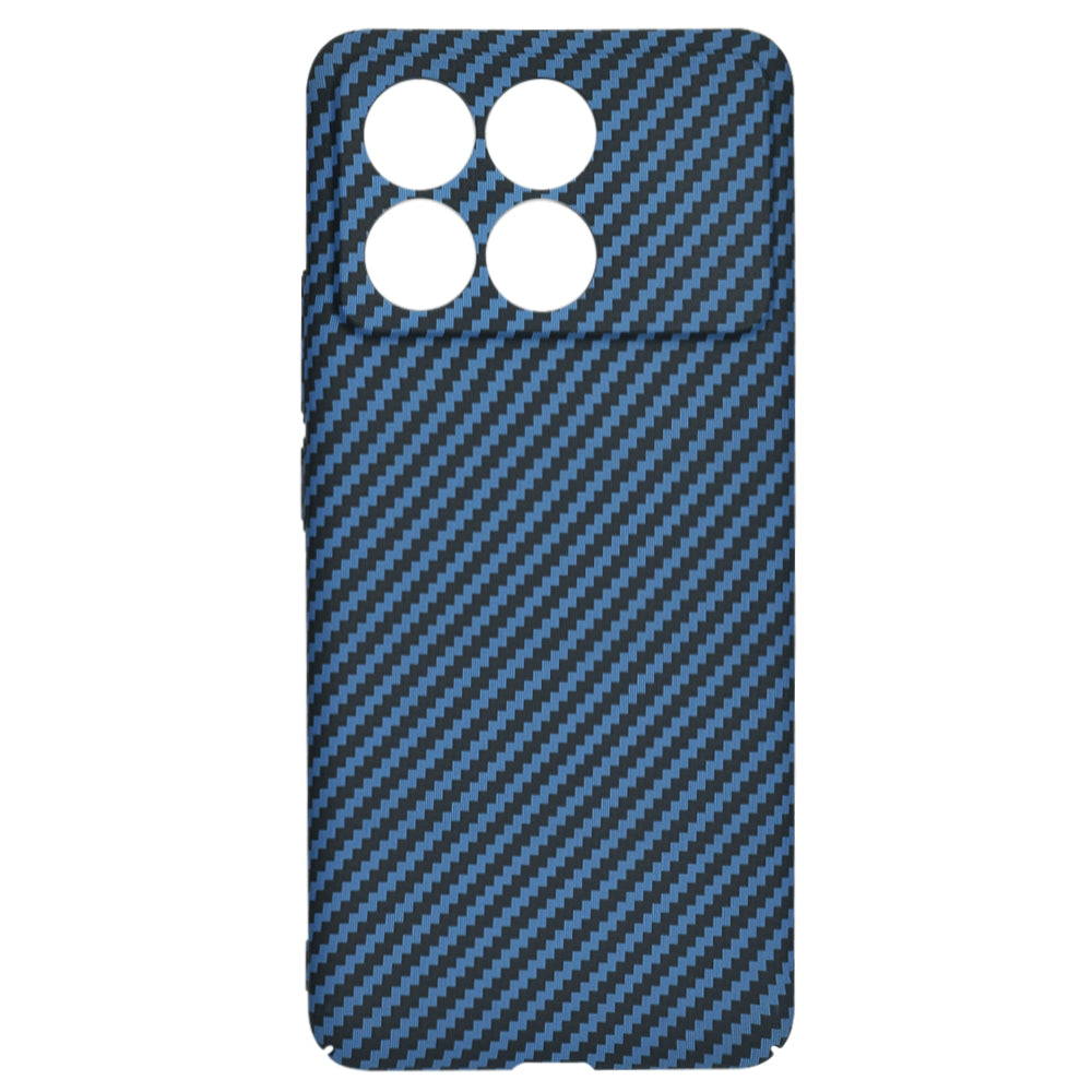 Fodral för Xiaomi Poco F6 Pro, Techsuit, Carbonite FiberShell, Turkos