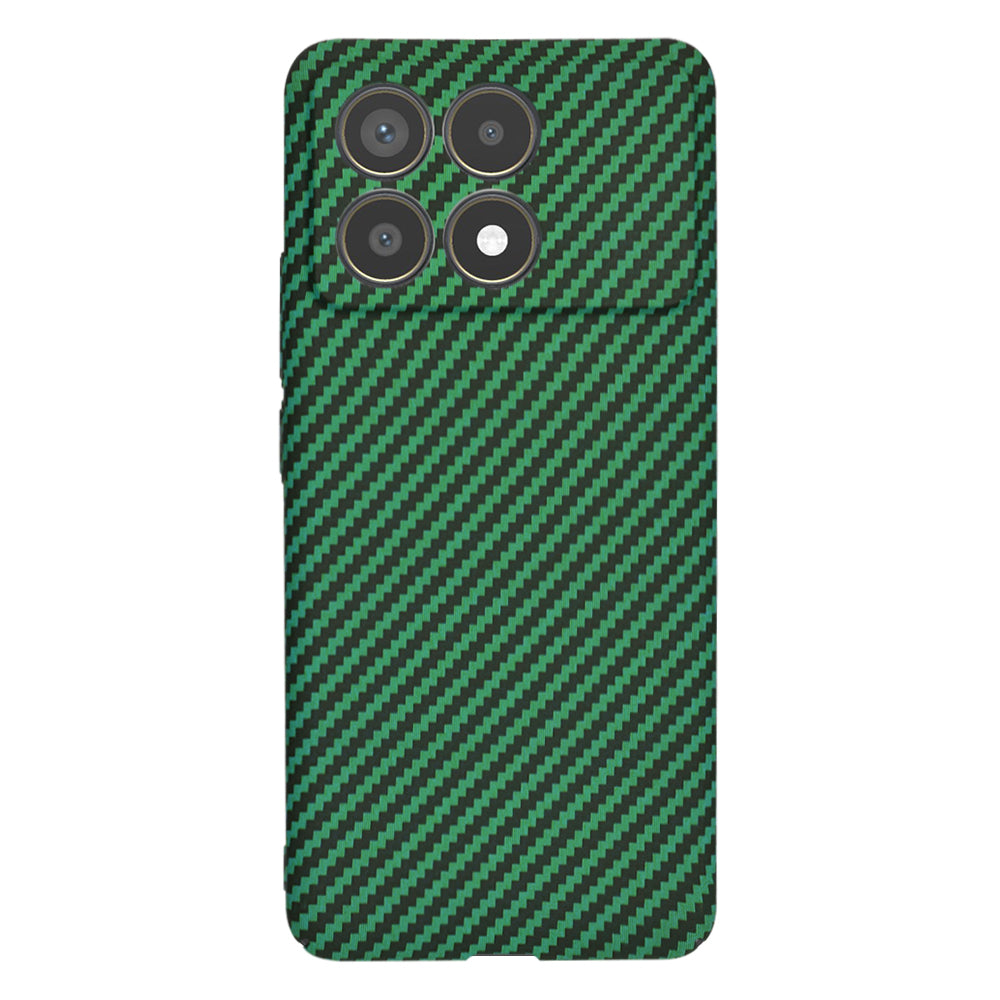 Fodral för Xiaomi Poco F6 Pro, Techsuit, Carbonite FiberShell, Grön