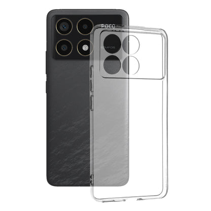 Fodral för Xiaomi Poco F6 Pro, Techsuit, Klar, Transparent