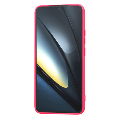 Fodral för Xiaomi Poco F6 Pro, Techsuit, SoftFlex, Mörkrosa