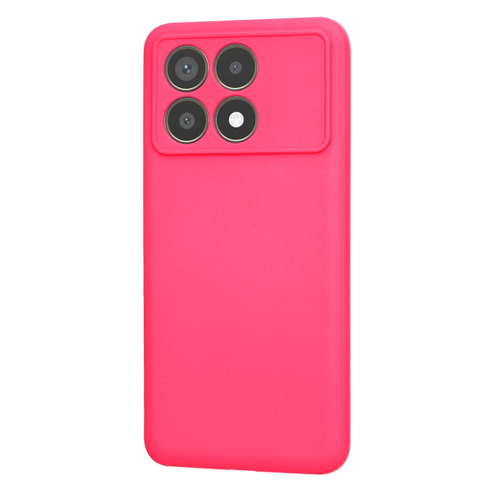 Fodral för Xiaomi Poco F6 Pro, Techsuit, SoftFlex, Mörkrosa