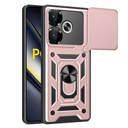 Fodral för Xiaomi Poco F6, Techsuit, CamShield, Rosa