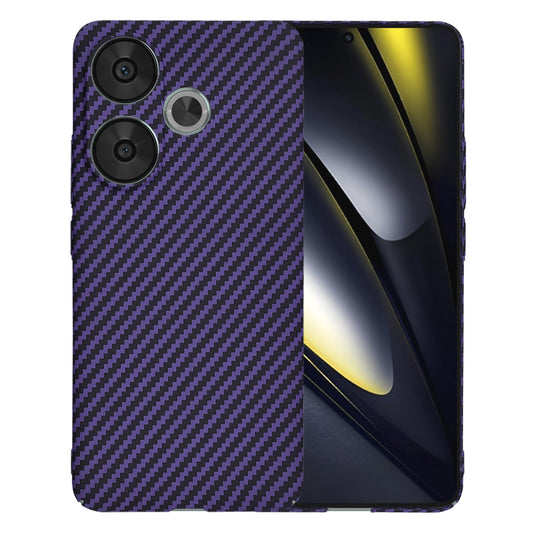 Fodral för Xiaomi Poco F6, Techsuit, Carbonite FiberShell, Lila
