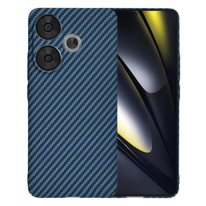 Fodral för Xiaomi Poco F6, Techsuit, Carbonite FiberShell, Turkos