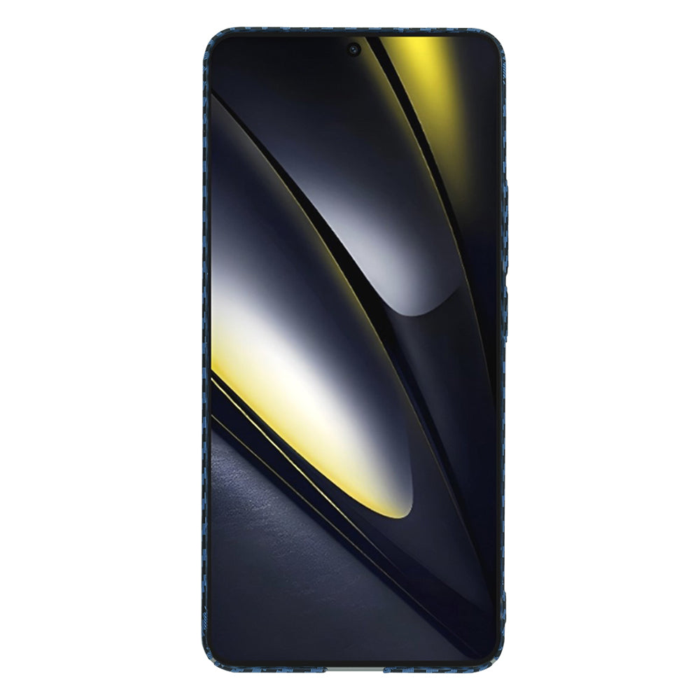Fodral för Xiaomi Poco F6, Techsuit, Carbonite FiberShell, Turkos