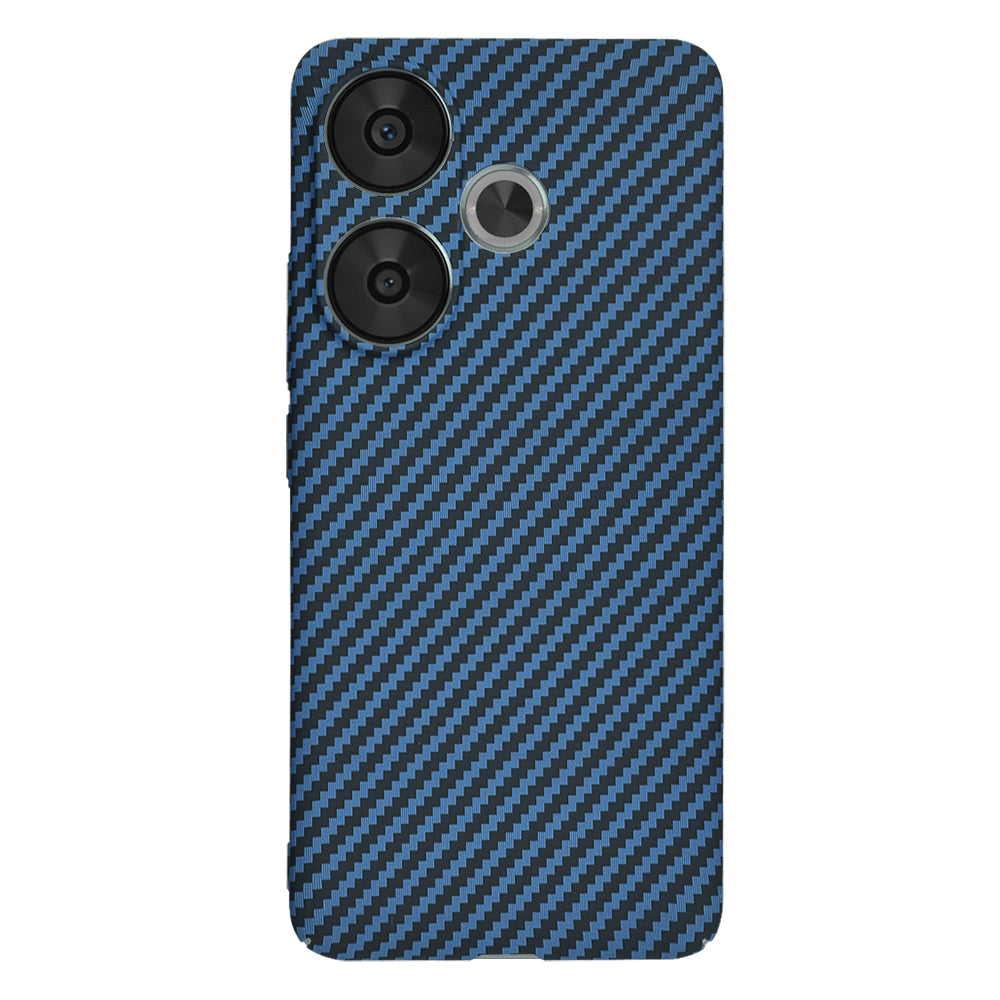 Fodral för Xiaomi Poco F6, Techsuit, Carbonite FiberShell, Turkos