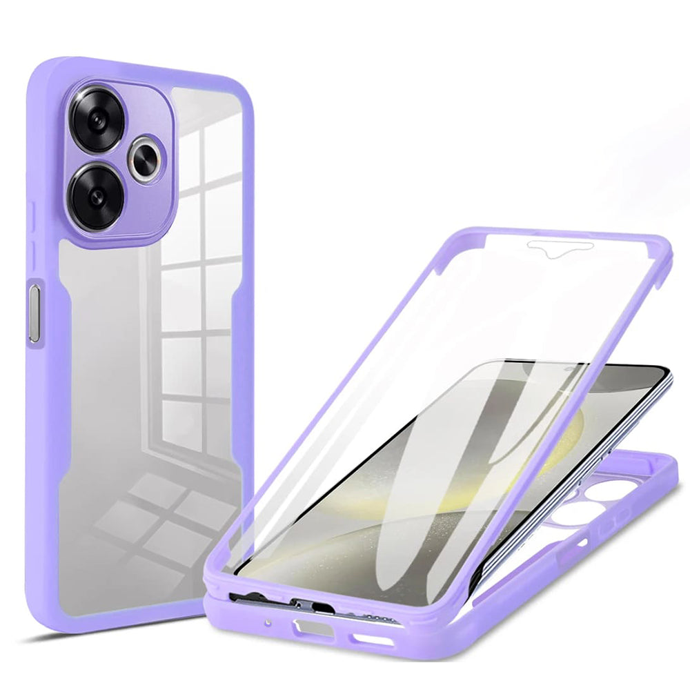 Fodral för Xiaomi Poco F6, Techsuit, ColorVerse 360, Lila