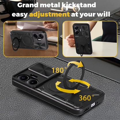 Fodral för Xiaomi Poco F7, Techsuit, CamGuard Pro, Blå