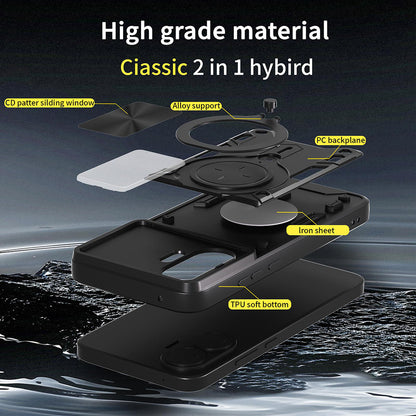 Fodral för Xiaomi Poco F7, Techsuit, CamGuard Pro, Blå