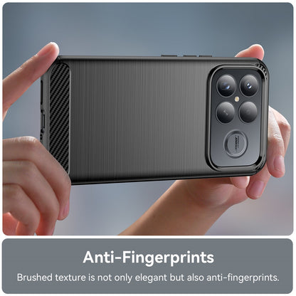 Skyddsfodral för Xiaomi Poco F8 Ultra, Techsuit, Kolfiber, Svart