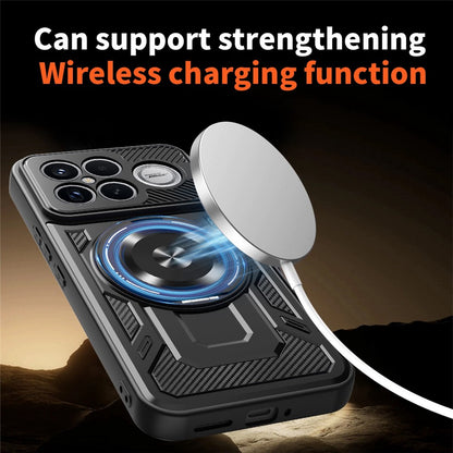 Skyddsfodral för Xiaomi Poco F8 Ultra, Techsuit, RuggedCam, Svart