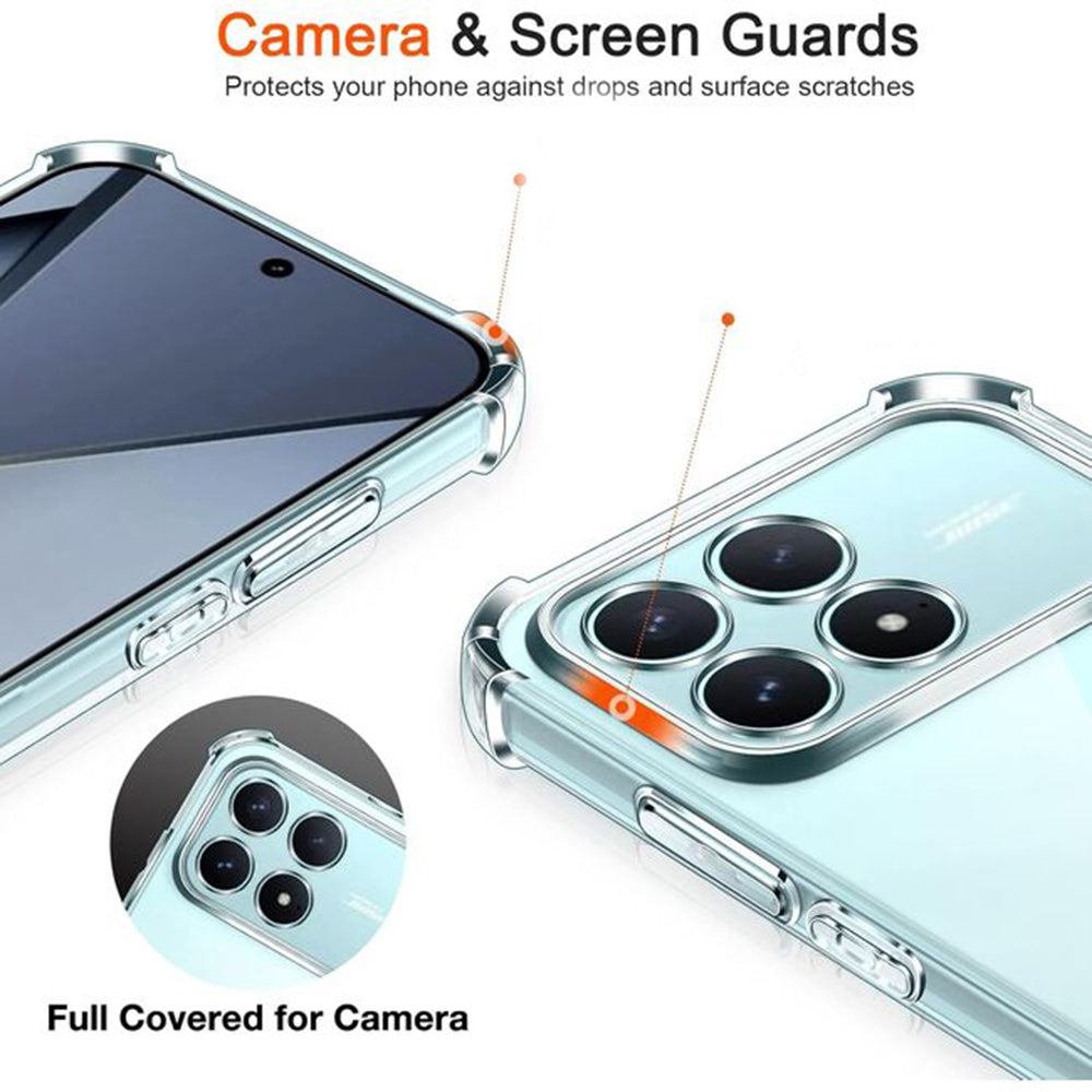 Skyddsfodral för Xiaomi Poco F8 Ultra, Techsuit, Shockproof Clear, Transparent