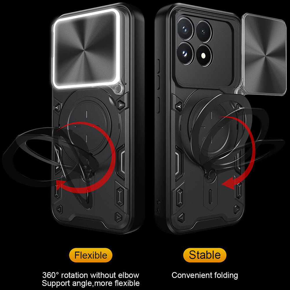 Skal till Xiaomi Poco F9 Pro, Techsuit, CamGuard Pro, svart