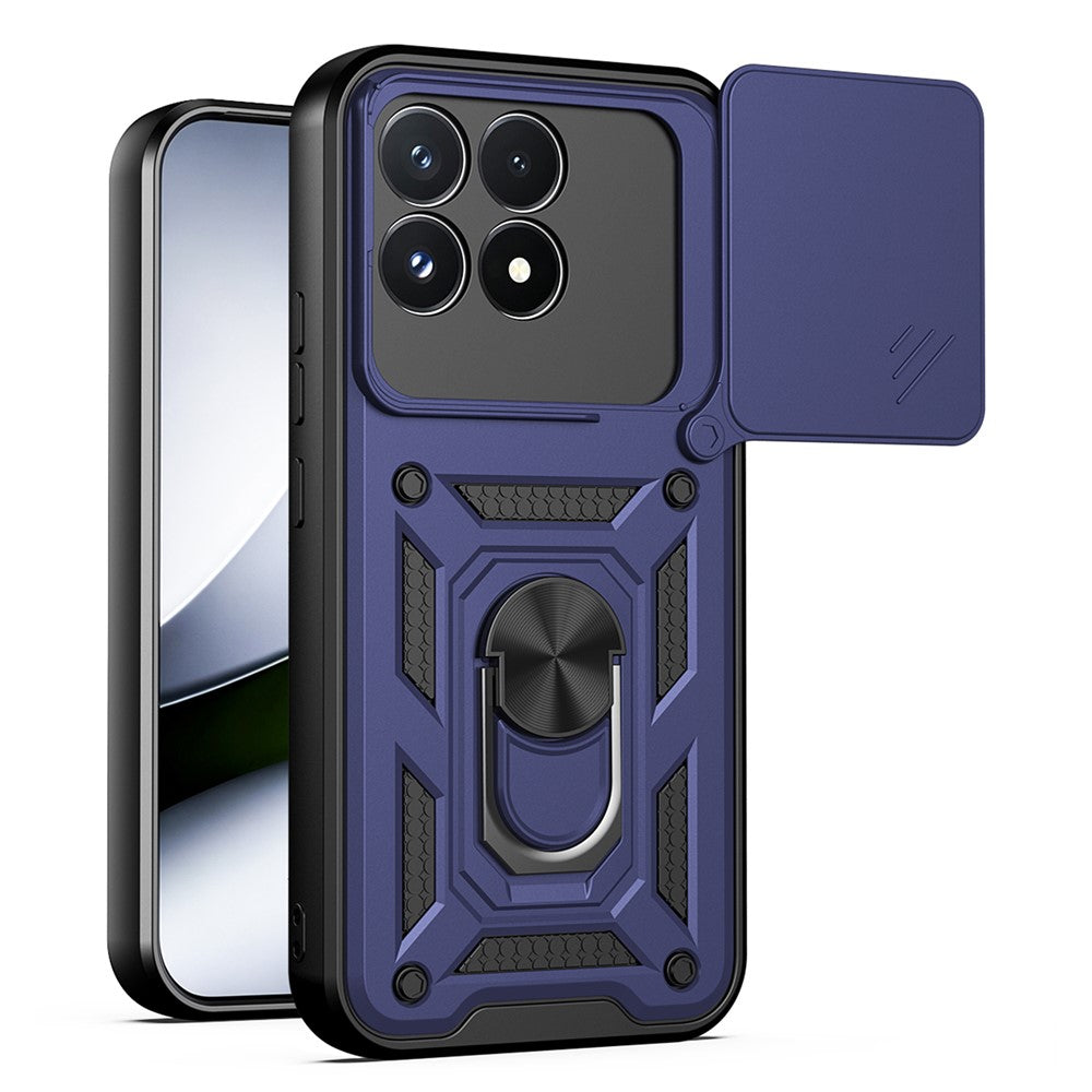 Fodral för Xiaomi Poco F9 Pro, Techsuit, CamShield, Blå