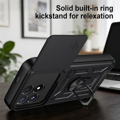 Fodral för Xiaomi Poco F9 Pro, Techsuit, CamShield, Blå