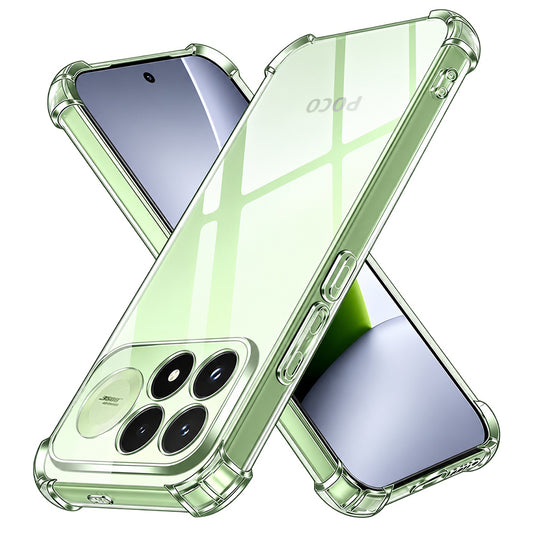 Fodral för Xiaomi Poco F9 Pro, Techsuit, stöttåligt klart, transparent