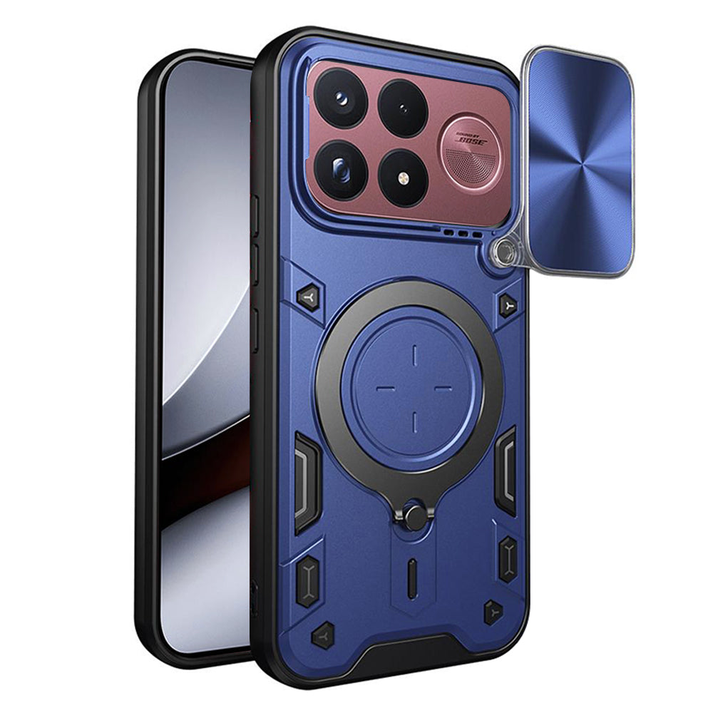 Skal till Xiaomi Poco F9 Ultra, Techsuit, CamGuard Pro, blå