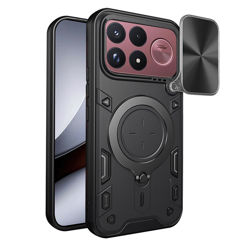 Skal till Xiaomi Poco F9 Ultra, Techsuit, CamGuard Pro, svart