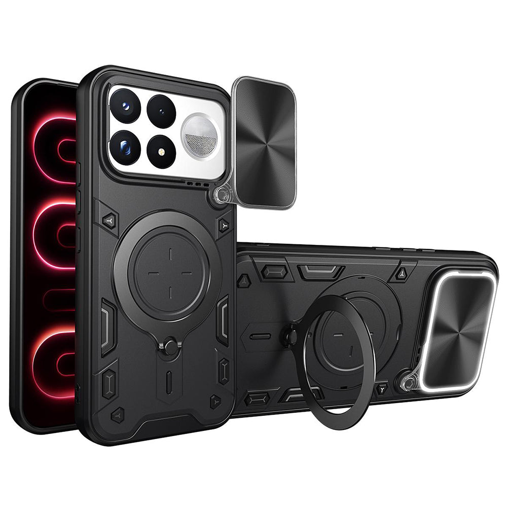 Skal till Xiaomi Poco F9 Ultra, Techsuit, CamGuard Pro, svart