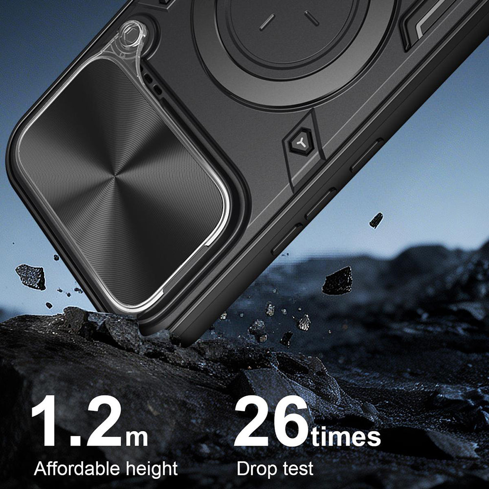 Skal till Xiaomi Poco F9 Ultra, Techsuit, CamGuard Pro, svart