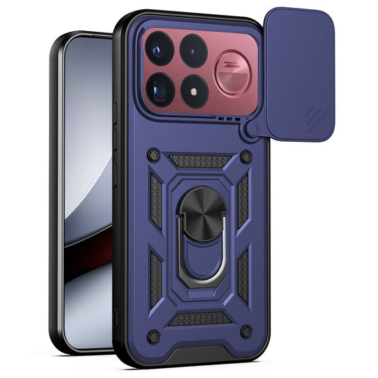 Skal till Xiaomi Poco F9 Ultra, Techsuit, CamShield, blå