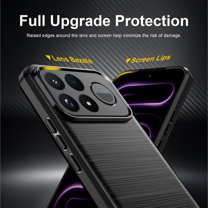 Skal till Xiaomi Poco F9 Ultra, Techsuit, Carbon, svart