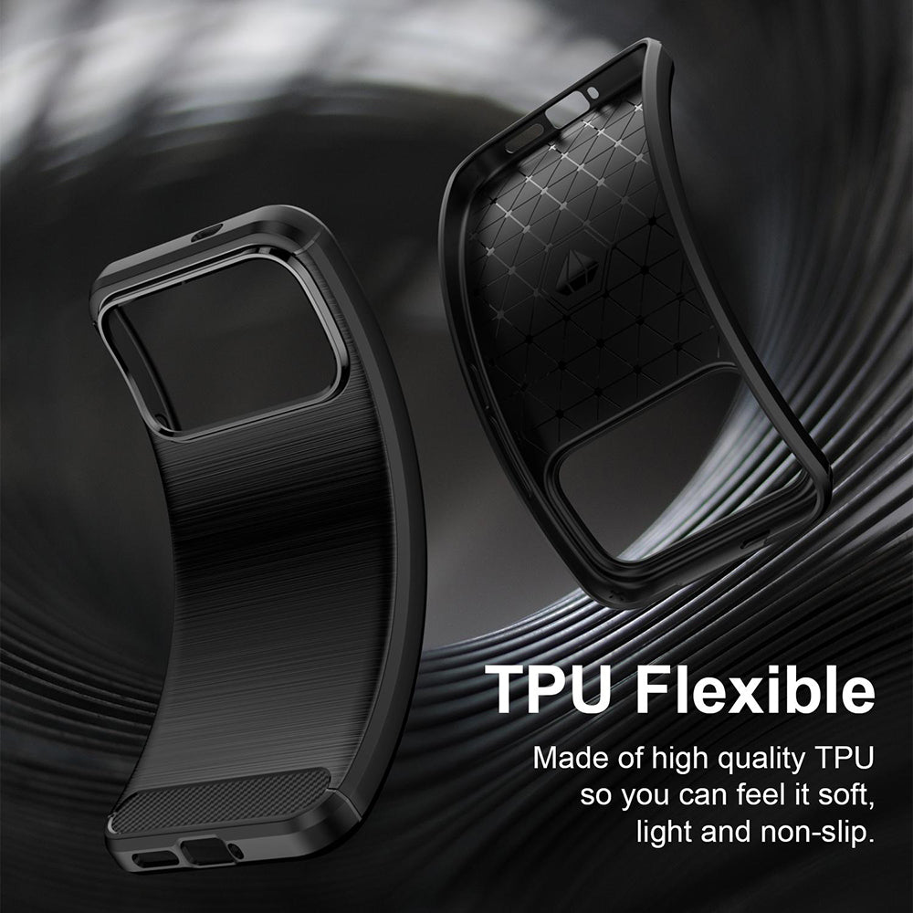 Skal till Xiaomi Poco F9 Ultra, Techsuit, Carbon, svart