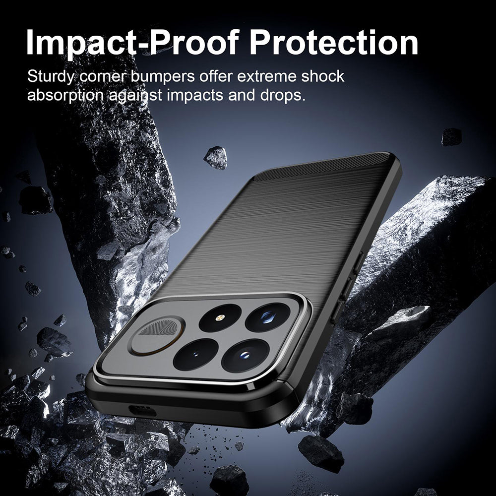 Skal till Xiaomi Poco F9 Ultra, Techsuit, Carbon, svart