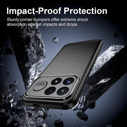 Skal till Xiaomi Poco F9 Ultra, Techsuit, Carbon, svart