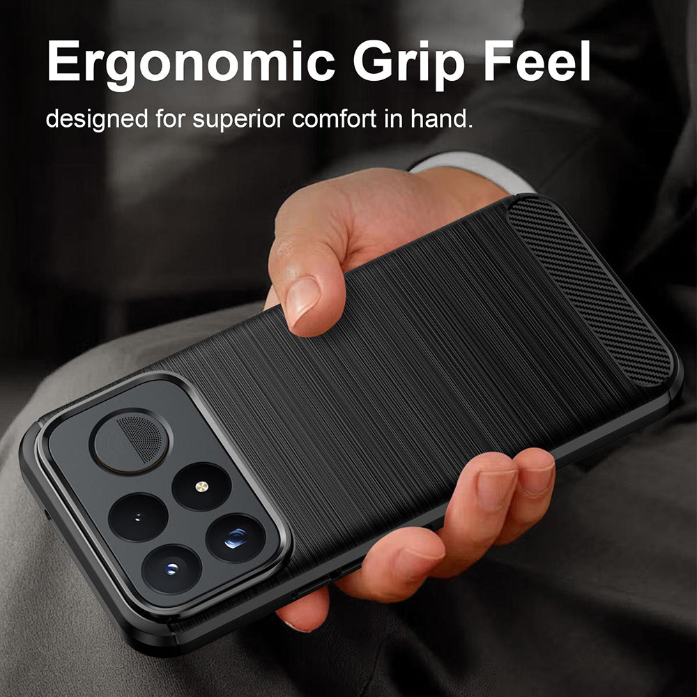 Skal till Xiaomi Poco F9 Ultra, Techsuit, Carbon, svart