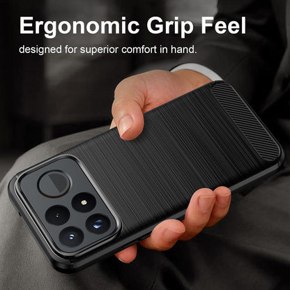 Skal till Xiaomi Poco F9 Ultra, Techsuit, Carbon, svart
