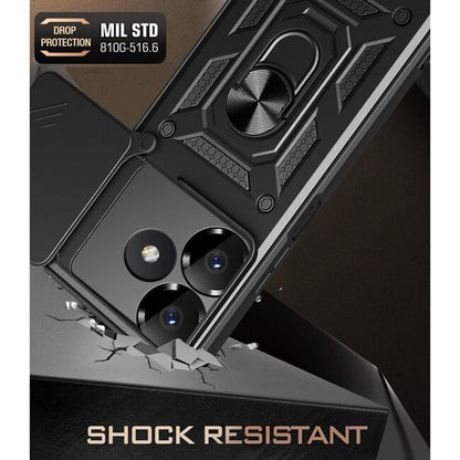 Skyddsfodral för Xiaomi Poco M6 4G / Redmi 13, Techsuit, CamShield, Blå