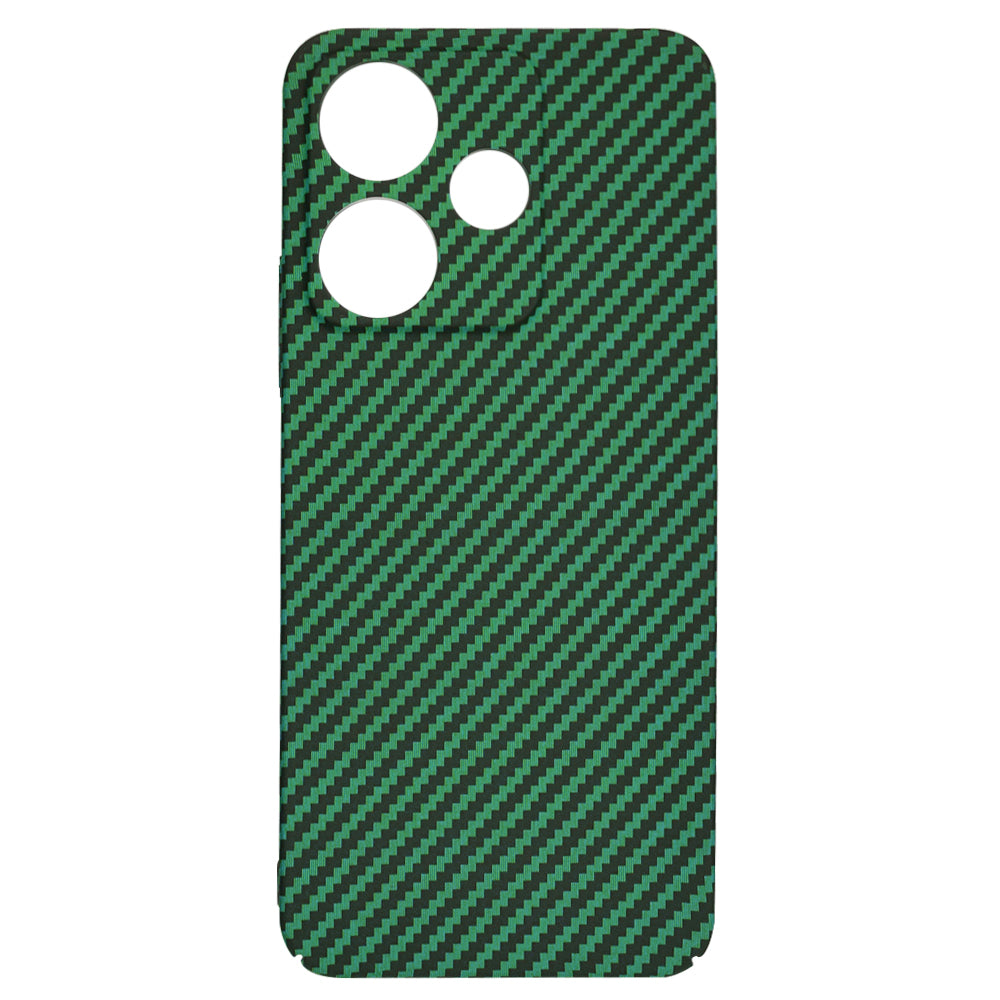 Fodral för Xiaomi Poco M6 4G / Redmi 13, Techsuit, Carbonite FiberShell, Grön