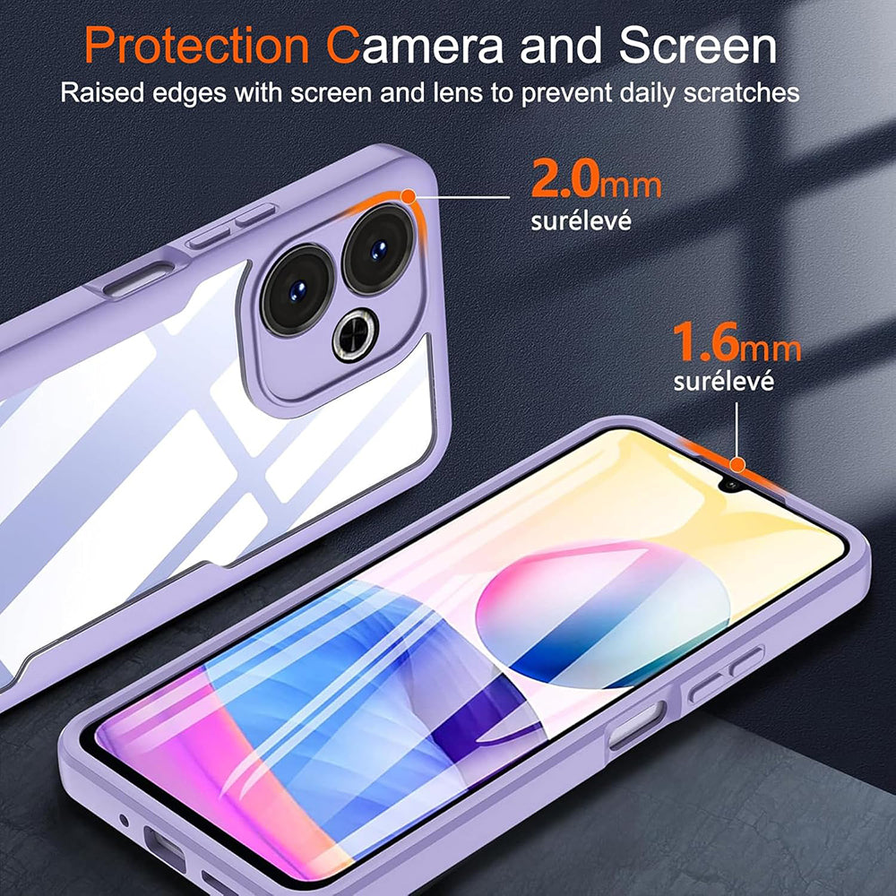 Fodral för Xiaomi Poco M6 4G / Redmi 13, Techsuit, ColorVerse 360, Blå