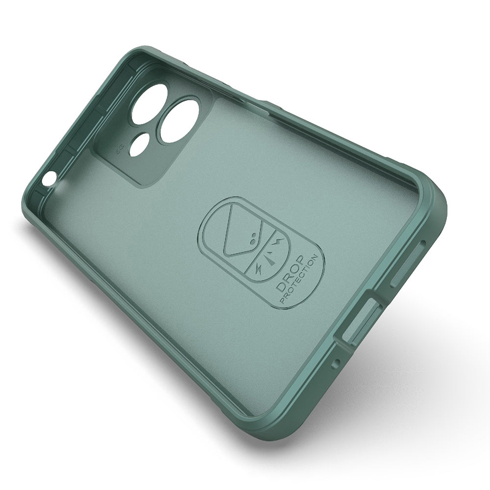 Fodral för Xiaomi Poco M6 4G / Redmi 13, Techsuit, Magic Shield, Svart
